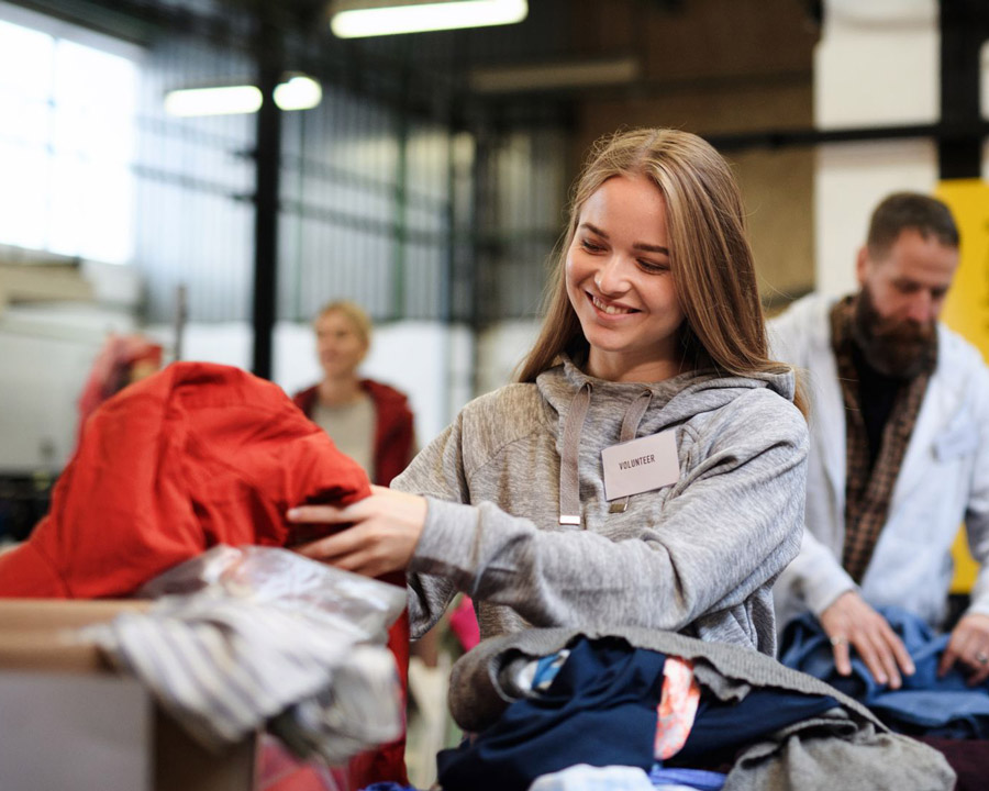 Utilise charity clothing bins