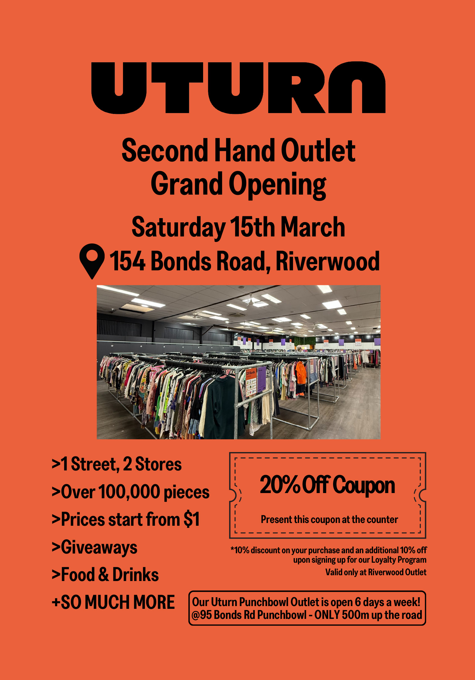 UTURN Second Hand Outlet Grand Opening